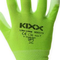 položky Kixx nylonové záhradné rukavice veľkosť 8 svetlo zelené, limetkové