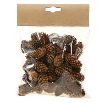 položky Malé ozdobné prírodné šišky z jedlej hlúby Advent 3-4cm 100g
