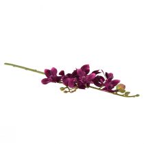 položky Malá orchidea Phalaenopsis umelý kvet tmavofialový 30cm