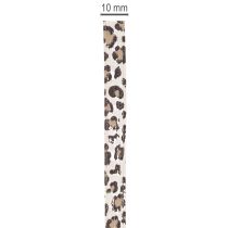 Článok Darčeková stuha s leopardím vzorom na kreatívnu dekoráciu, krútiaca stuha 10 mm 100 m