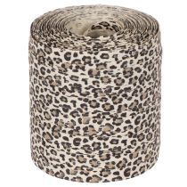 Článok Darčeková stuha s leopardím vzorom na kreatívnu dekoráciu, krútiaca stuha 10 mm 100 m