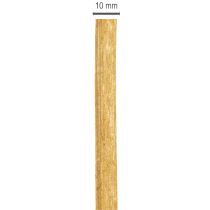 Článok Hnedá darčeková stuha, stočená stuha, udržateľné remeselné potreby, 10 mm x 100 cm