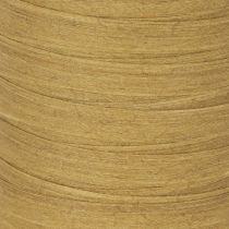 Článok Hnedá darčeková stuha, stočená stuha, udržateľné remeselné potreby, 10 mm x 100 cm