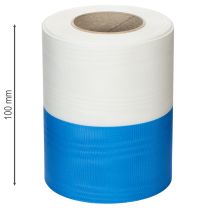položky Veniec v modro-bielej moaré 125 mm – Vysokokvalitná smútočná a dekoračná stuha, národná stuha s elegantným vzhľadom, kotúč 25 m