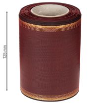 položky Stuha do venca Bordeaux Moiré 125mm ozdobná stuha