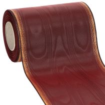 položky Stuha do venca Moiré 150mm Bordeaux taftová ozdoba na stuhu