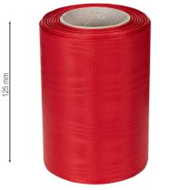 položky Červená stuha na veniec 125 mm x 25 m - Stuha na pohrebné kvetinárske účely, nápisy a dekorácie