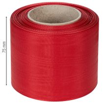 položky Červená stuha na veniec 75 mm x 25 m - Pohrebná kvetinárstva a dekorácie, Robustná stuha na písmo