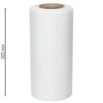 položky Biela stuha na veniec, šírka 200 mm, rolka 25 m, smútočná stuha, mašľová stuha, ozdobná stuha na pohrebné kvety a príležitosti