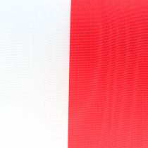 položky Stuhy do venca moaré bielo-červené 125 mm