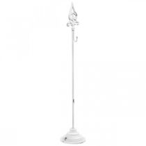 položky Stojan na veniec v štýle shabby chic, biely, 1 háčik, V76 cm