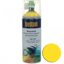položky Belton bezvodný vodný lak žltý vysoký lesk repkový žltý v spreji 400ml