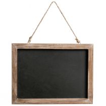 položky Tabuľa na zavesenie vintage drevená tabuľa natural 40×30cm