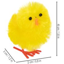 položky Sada veľkonočných kuriatok na veselé jarné dekorácie a tvorivé diela, 4 cm, 10 kusov