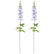 položky Umelé kvety Delphinium svetlo fialové na stonke 90cm 2ks