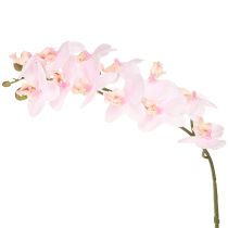 položky Umelé orchidey Svetloružové umelé kvety Real Touch 58cm 2ks