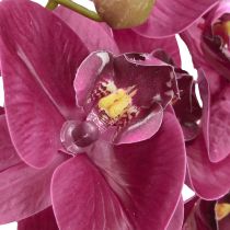 položky Umelé orchidey fialové umelé kvety ako skutočné 56cm 3 ks