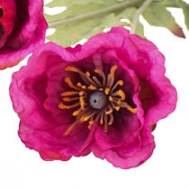 položky Umelé maky ozdobné hodvábne kvety ružové 70cm