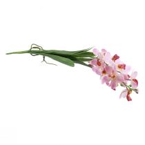 položky Umelá orchidea Ružovobiela Umelá kvetina Orchidea 73cm