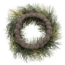 položky Veniec z umelých borovicových konárov so šiškami 60 cm