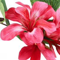 položky Umelá vetvička orchidey Bauhinia Pink umelá rastlina 62cm