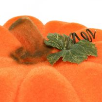 položky Tekvicová deco oranžová veľká Flockovaná jesenná dekorácia Ø30cm