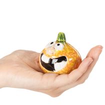 položky Dekoratívna figúrka tekvice ako zábavná jesenná dekorácia, 6 cm, 2 kusy