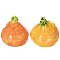 položky Dekoratívna figúrka tekvice ako zábavná jesenná dekorácia, 6 cm, 2 kusy