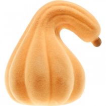 položky Deco tekvica zakrivená oranžová vločkovaná Umelá tekvica 18cm