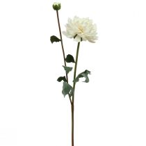 položky Umelý kvet Dahlia White Umelý kvet s púčikom V57cm