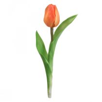 položky Umelý kvet Tulipán Orange Real Touch jarný kvet V21cm
