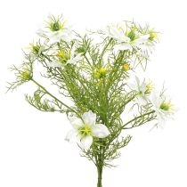 položky Umelé kvety Biela Nigella Virgin in Green 67cm 3 ks