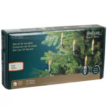 položky LED sviečky na stromček batérie diaľkové blikanie 10 LED H10cm