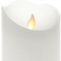 položky LED sviečka vosková sviečka sviečka LED vosková sviečka Ø7,5cm V10cm