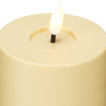 položky LED sviečka s časovačom Zelená Béžová Vonkajšia Ø7,5cm H18cm