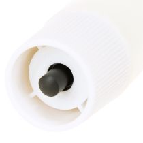 Článok LED sviečky Biele kužeľovité sviečky Voskové teplé biele 24,5 cm 2 ks