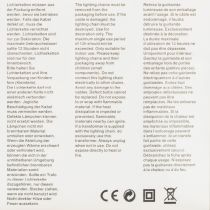 položky LED reťazové svetlá, 50 žiaroviek, na batérie, 5 m, teplá biela