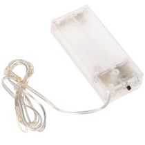 položky Batériové reťazové svetlá do interiéru, teplá biela, 10 LED diód, dĺžka 1 m, 6 kusov