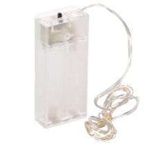 položky Batériové reťazové svetlá do interiéru, teplá biela, 10 LED diód, dĺžka 1 m, 6 kusov