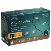 položky LED rozprávkové svetlá s batériou s časovačom vo vnútri 50 LED 490 cm