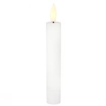 položky LED tyčinkové sviečky s časovačom teplý biely pravý vosk 14,5cm 4ks