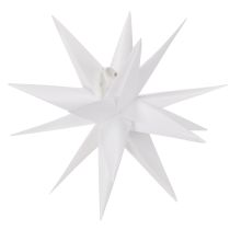 Článok Dekoratívna LED hviezda, teplá biela, vonkajšia, s časovačom, 40 cm