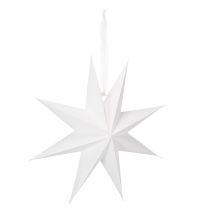 Článok LED závesná hviezda s časovačom, teplá biela, vonkajšia, 38 cm