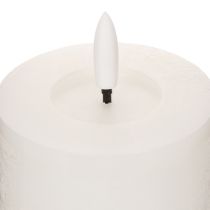 Článok LED stĺpová sviečka, blikajúca, s časovačom, Ø7cm, 12cm