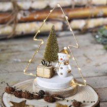 položky Stolová dekorácia Vianočná LED jedľa Na batériu H21cm sada 2 ks