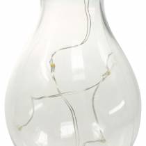 položky Záhradná dekorácia solárna LED žiarovka teplá biela H15cm 5ks