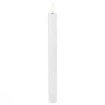 položky LED sviečky s časovačom tyčinkové sviečky pravý vosk biely 25cm 2 ks