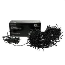 položky LED ryžová svetelná reťaz 360 27m studená biela