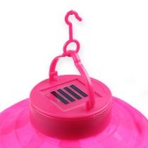 položky Lampion LED so solárnym 20cm ružovým