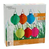 položky Lampion LED so solárnym 20cm zeleným